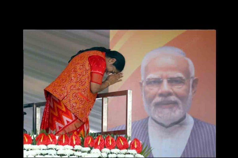 BJP top brass in attendance, Rekha Gupta takes oath as Delhi CM. Glimpses from Ramlila Ground