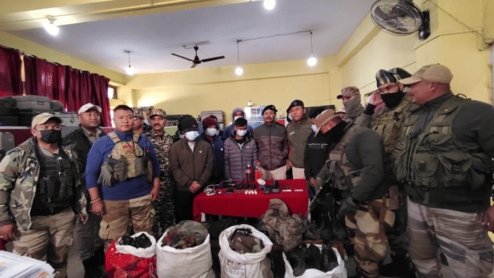 ecurity Forces arrested 13(thirteen) active member of KYKL from Moirang Kiyam Leikai under Moirang-PS, Bishnupur District | X/@manipur_police