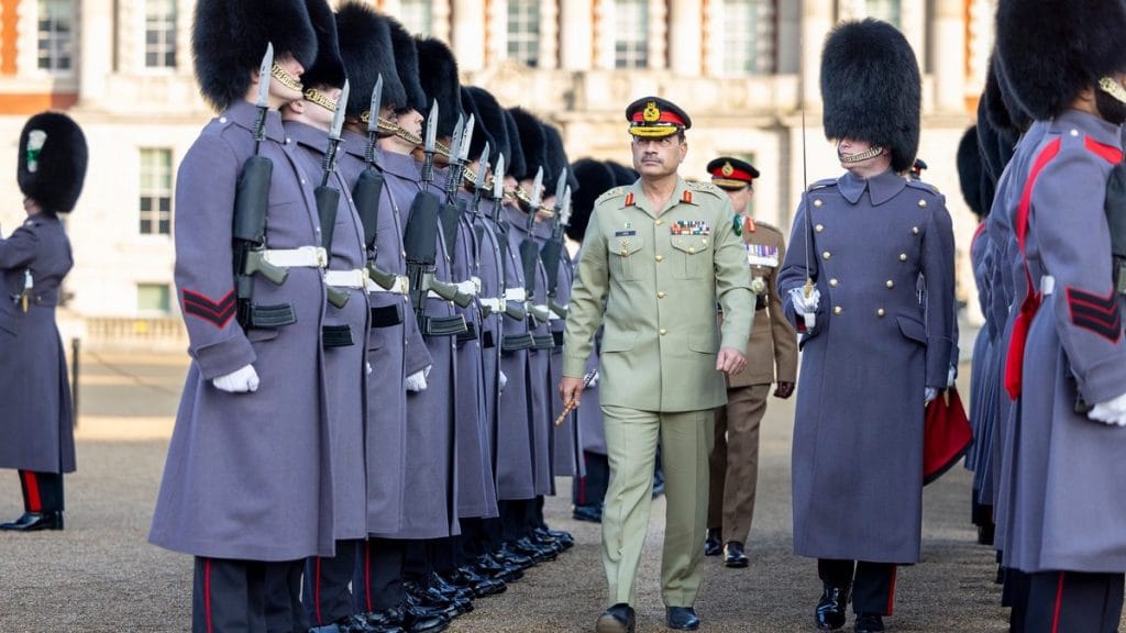 Asim Munir in the UK