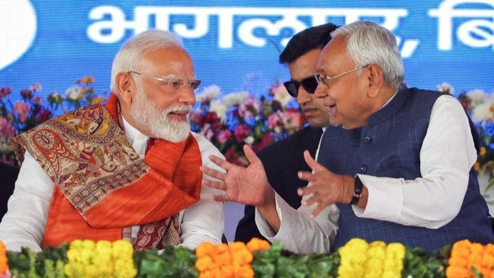 Prime Minister Narendra Modi with Bihar CM Nitish Kumar | File Photo | ANI