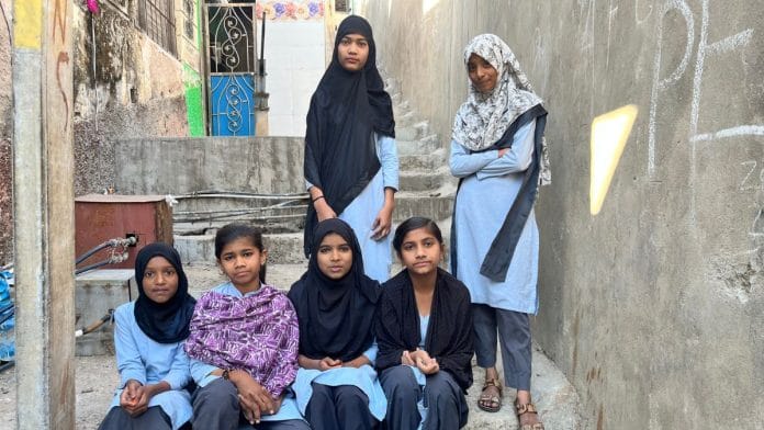 School students in Ajmer's Anderkot | Fareeha Iftikhar | ThePrint