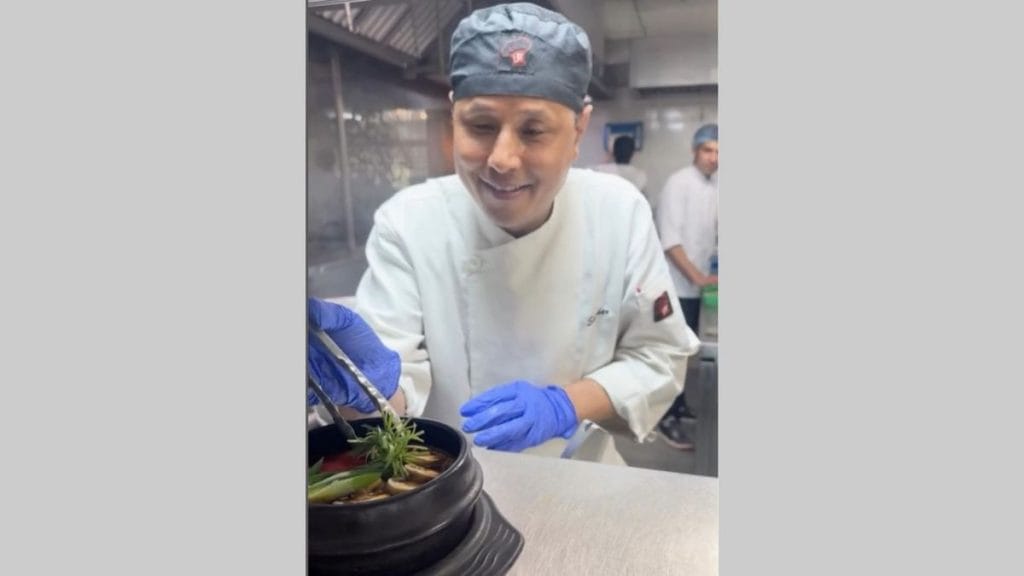 Korean restaurant chef