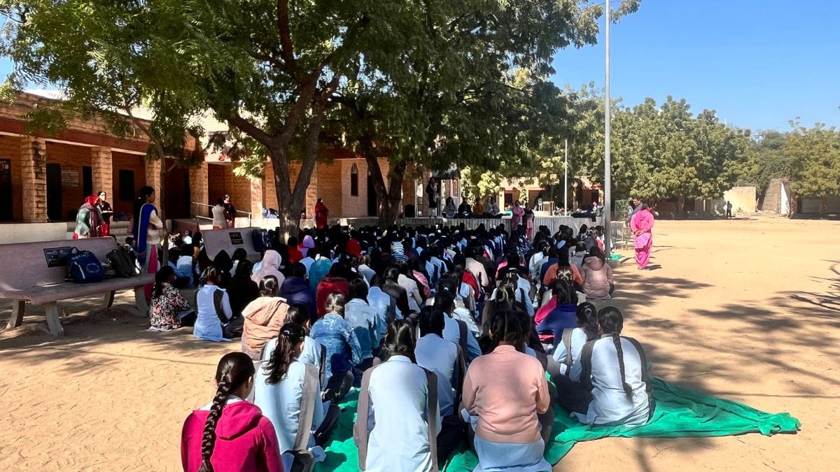Girls at Jodhpur's Siwanchi Gate all-girls school | Fareeha Iftikhar | ThePrint