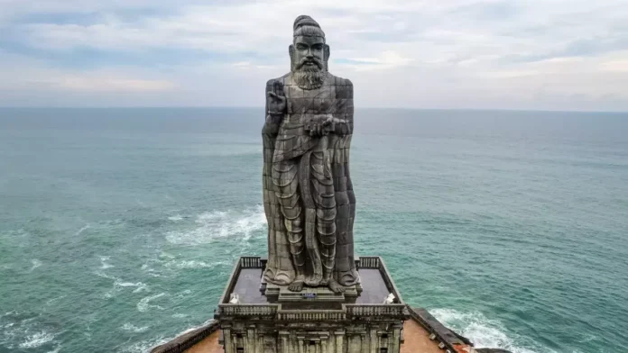Statue of Thiruvalluvar at Kanyakumari