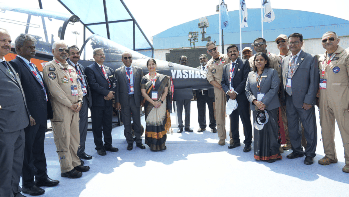 HAL flagship jet training aircraft, Hindustan Jet Trainer, HJT-36, now renamed as ‘Yashas’ after major modification to the plane
