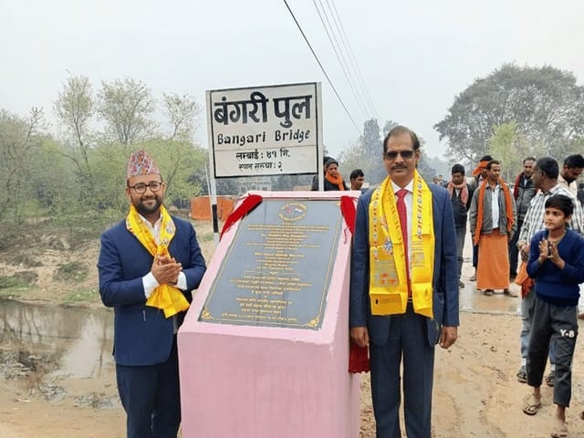 Nepal: Bridge built with Indian assistance inaugurated in Birgunj
