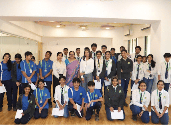 Moushumi Banerji, MD of Starlette Image Academy, conducts a Powerful Communication Session for School Kids at CP Goenka International School