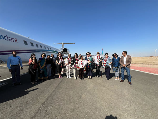 Adani group's strides in energy ecosystem, industrial development impresses women envoys