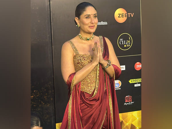 Kareena Kapoor stuns in red and gold outfit at IIFA Digital Awards 2025