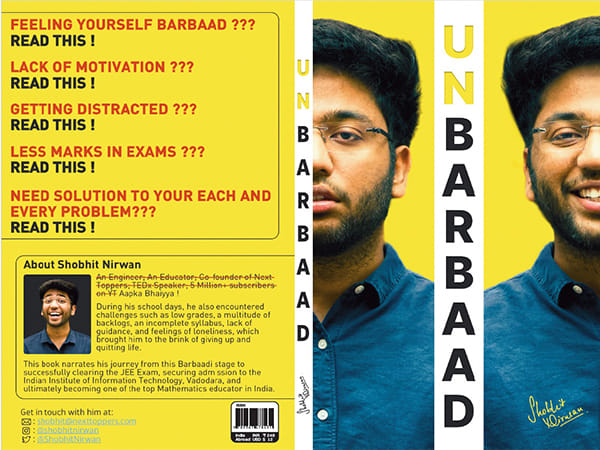 Famous Educator Shobhit Nirwan's 'Unbarbaad' Becomes Instant Bestseller, Securing #1 Spot Within One Minute of Launch