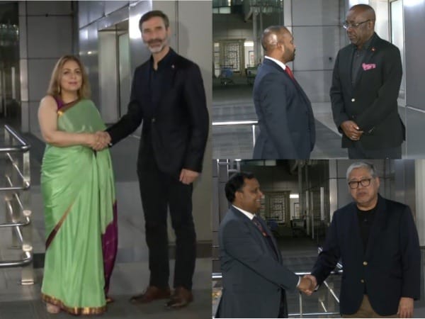 Foreign Ministers of Slovakia, Philippines, and Antigua & Barbuda arrive in Delhi for Raisina Dialogue 2025