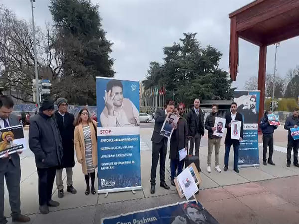 PTM Switzerland holds protest at UNHRC against atrocities faced by Pashtuns in Pakistan
