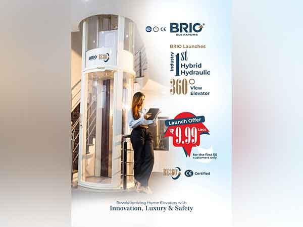BRIO Elevators Launches India's First Hybrid Hydraulic 360° View Elevator - Brio BE360