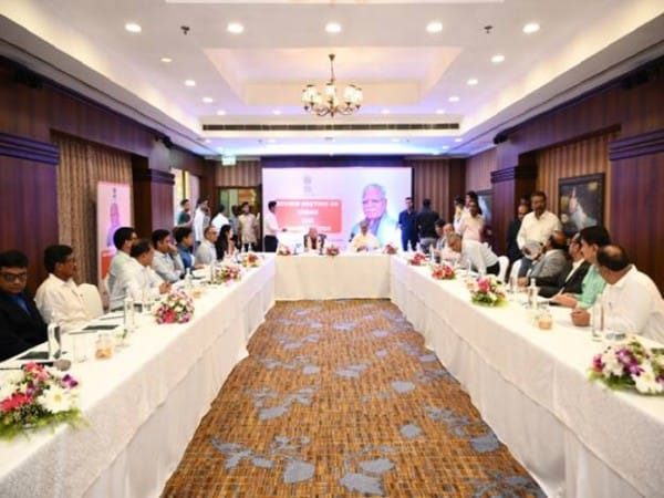 Minister Manohar Lal reviews Odisha's power sector at a meeting in Bhubaneswar