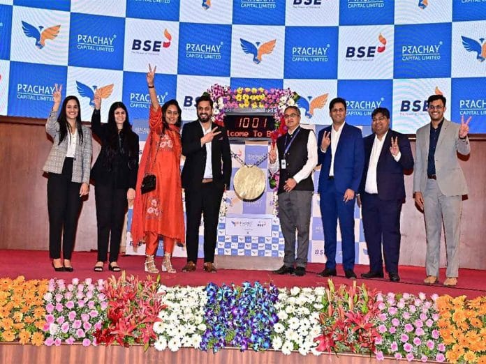 Prachay Capital's Public Issue of Secured NCDs Lists on BSE Platform