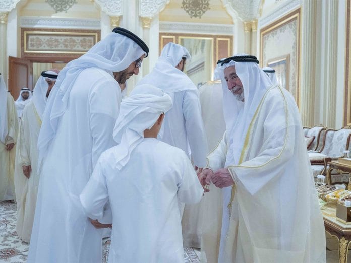 Sharjah Ruler receives Eid Al Fitr well-wishers