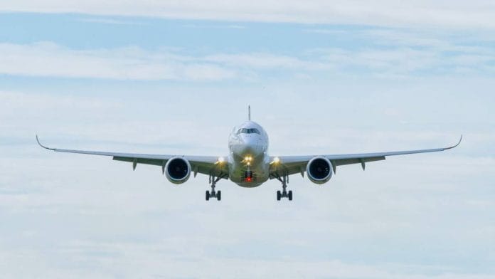 The Airbus A350 | Photo: X/@Airbus