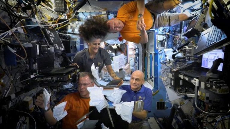 Astronaut crew docks with space station to replace ‘Butch and Suni’