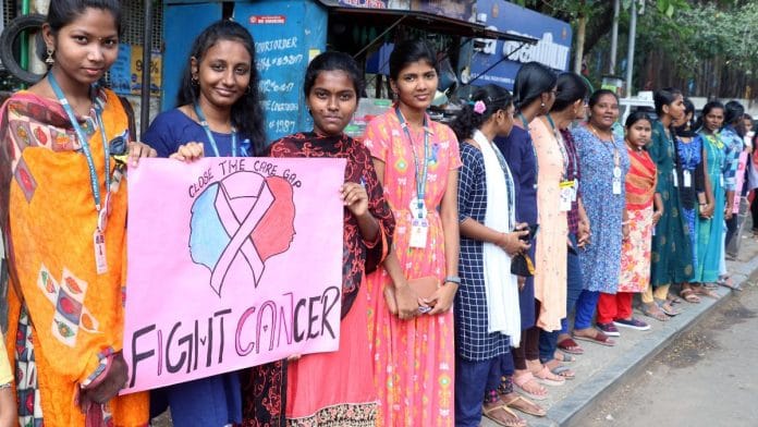 Representative image of a breast cancer awareness initiative | Photo: ANI