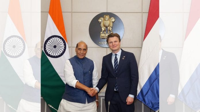Rajnath Singh and Ruben Berkelmans | X/@rajnathsingh