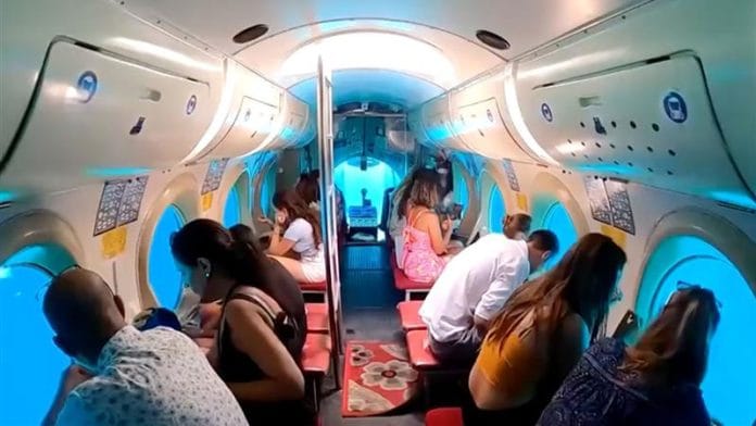Tourists onboard a Sindbad submarine in 2022 in Hurghada, Egypt. | File Photo | Wyn Vaughan Edwards | Reuters