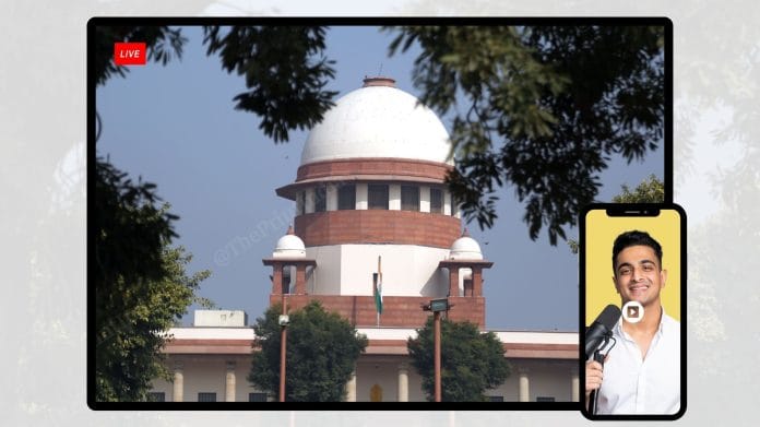 SC was hearing petition by YouTuber Ranveer Allahbadia | ThePrint & Wikimedia Commons