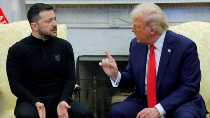 There was a tense showdown between US President Donald Trump and Ukrainian Volodymyr Zelenskyy at the White House Friday.