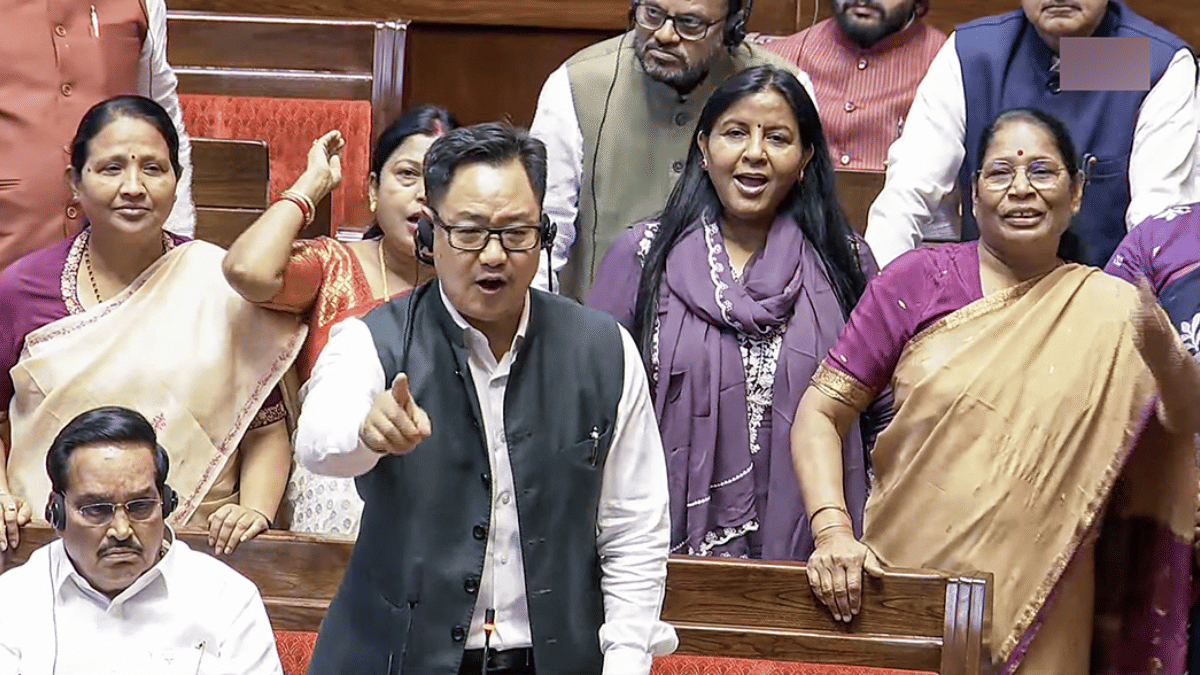 ‘Parliament no place for gundagardi’: Rijiju slams Congress over Lok Sabha disruptions