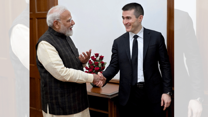 Prime Minister Narendra Modi with American computer scientist and podcaster Lex Fridman | X/@lexfridman