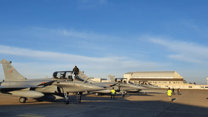 The French origin Rafale fighters of Indian Air Force (IAF) | X/@IAF_MCC