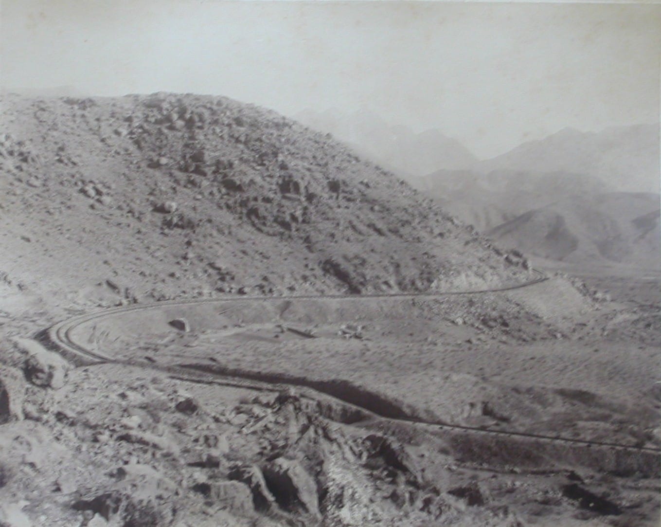 View of Bolan Pass railway line, 1890 | By railway engineer William Edge | www.irfca.org