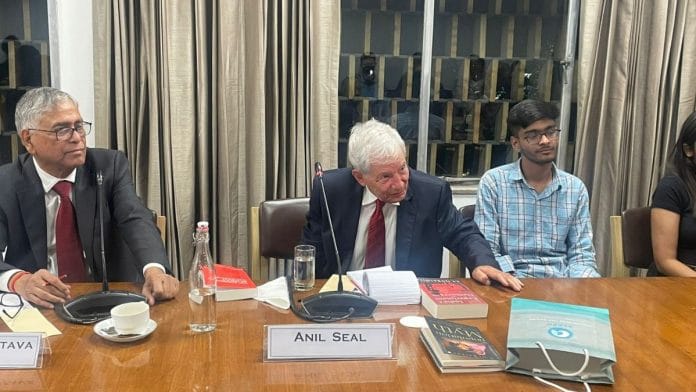 Anil Seal answers a question on whether Jinnah was responsible for the Partition | Udit Hinduja, ThePrint