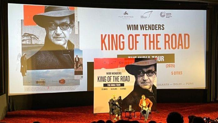 Wim Wenders and Film heritage foundation director Shivendra Singh Durgapur in conversation | Antara Baruah, ThePrint