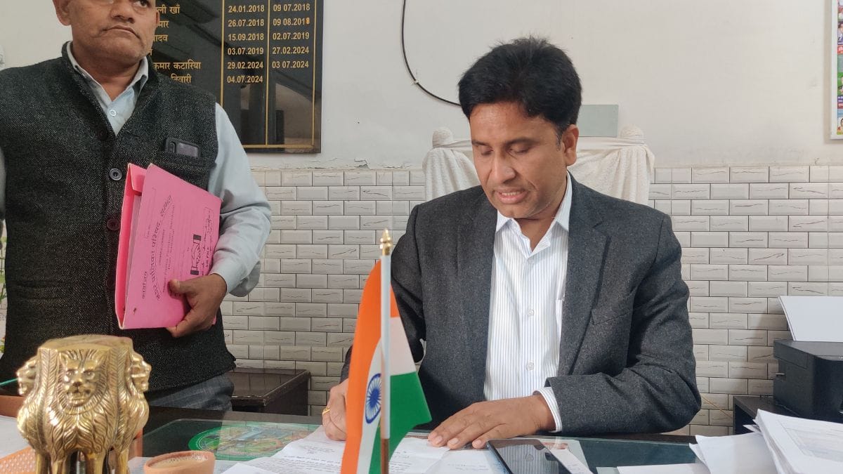 Mani Bhushan Tiwari, Municipal Council Executive Officer, Sambhal | Photo: Krishan Murari, ThePrint