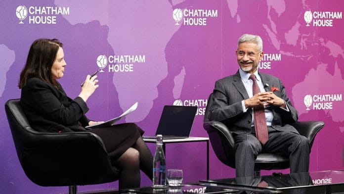 External affairs minister S Jaishankar at Chattam House