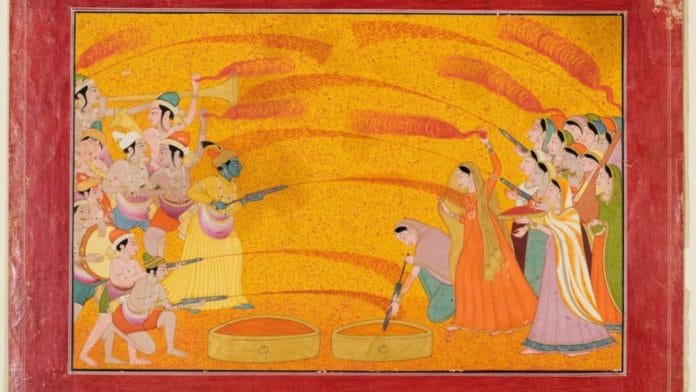 Krishna celebrates Holi ( Cleveland Museum of Art) | Commons
