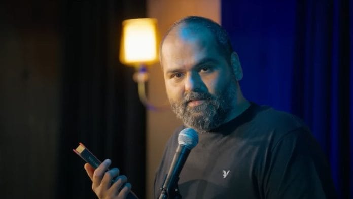 Comedian Kunal Kamra in 'Naya Bharat'