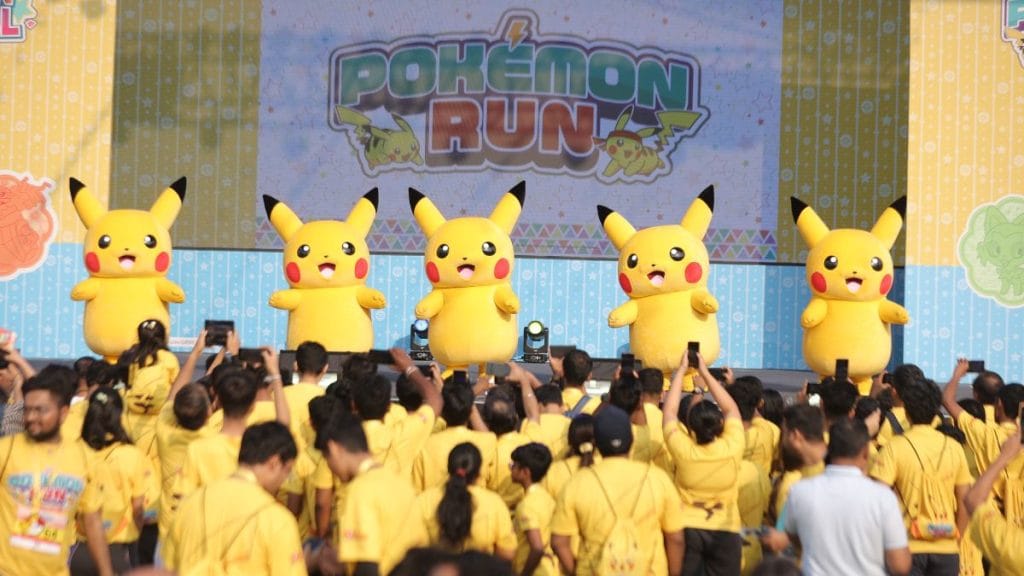 Pokemon Run at Bandra Kurla Complex. Corporates sponsoring marathons have sky rocketed | Photo by special arrangement