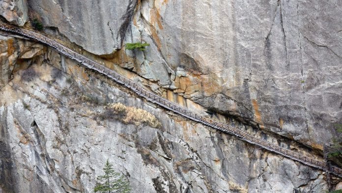 The Gartang Gali bridge in Nelong Valley | Suraj Singh Bisht | ThePrint