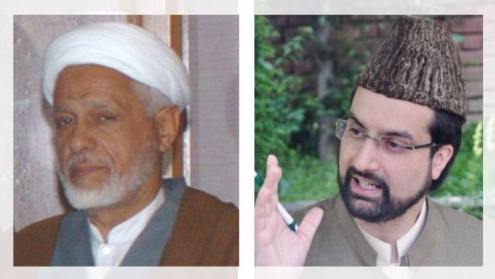 Jammu and Kashmir Ittihadul Muslimeen chief Mohammad Abbas Ansari, and Mirwaiz Umar Farooq, who heads Awami Action Committee | File Photos: Commons/X
