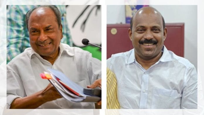 Proposed by A.K. Antony (L), the AI training session was coordinated by M. Liju (R) | X/PTI
