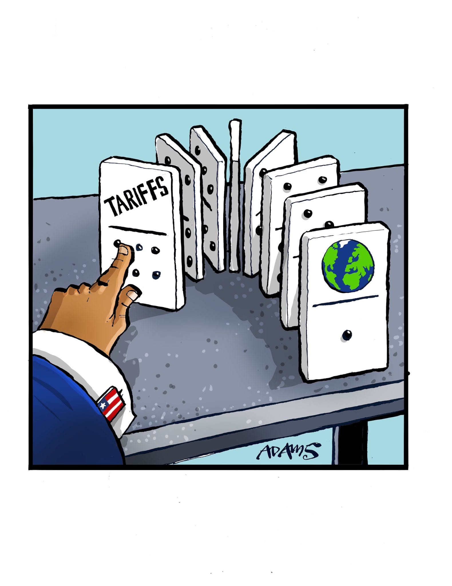 trump tariffs cartoon