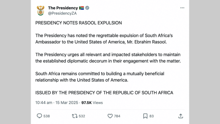 ‘Race-baiting Trump hater’, US expels South Africa’s ambassador Ebrahim Rasool