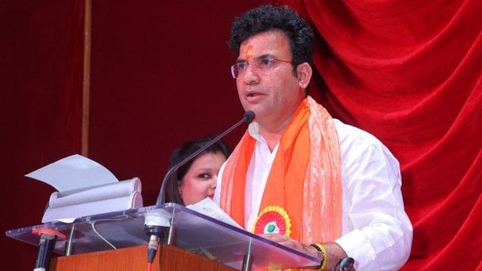 File photo: Ravinder Negi, BJP MLA from Delhi's Patparganj constituency | X: @ravinegi4bjp