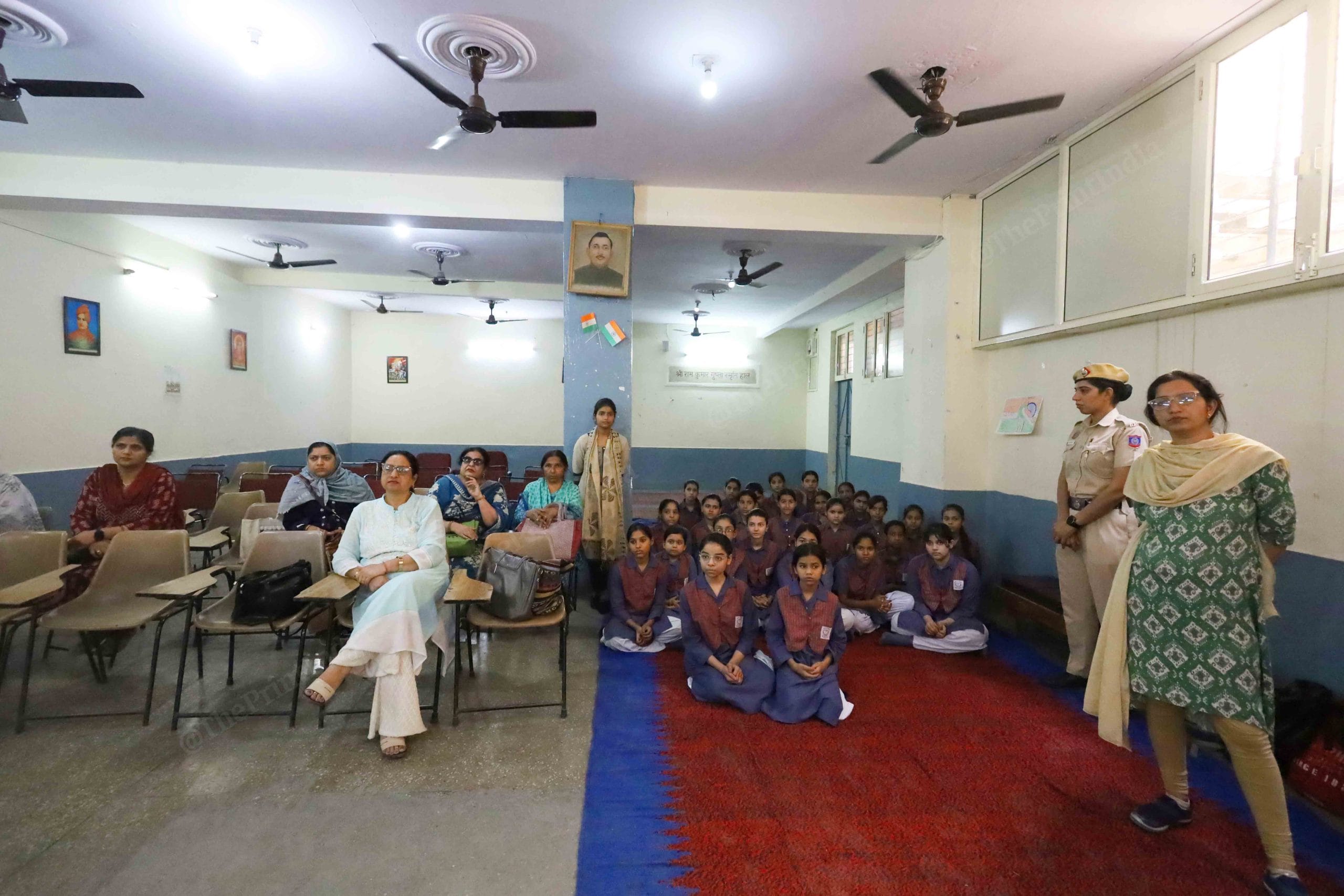 An awareness programme at Shakti Premwati Public School, Sita Ram Bazar, Chandni Chowk. | Manisha Mondal | ThePrint