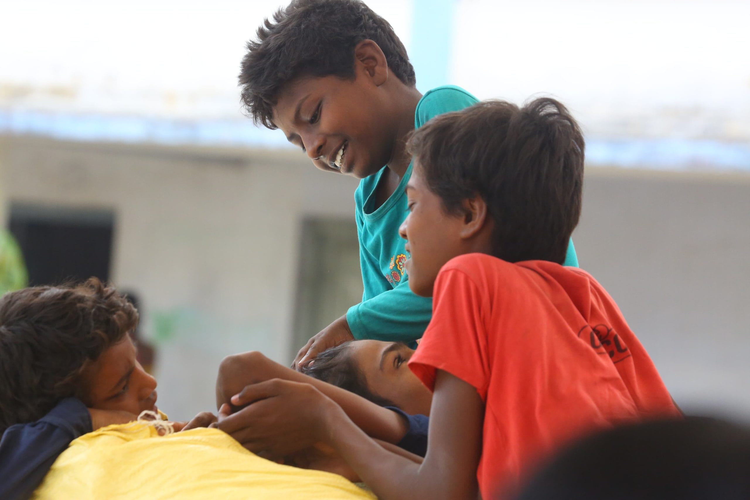 Children at the relief camp | Praveen Jain | ThePrint