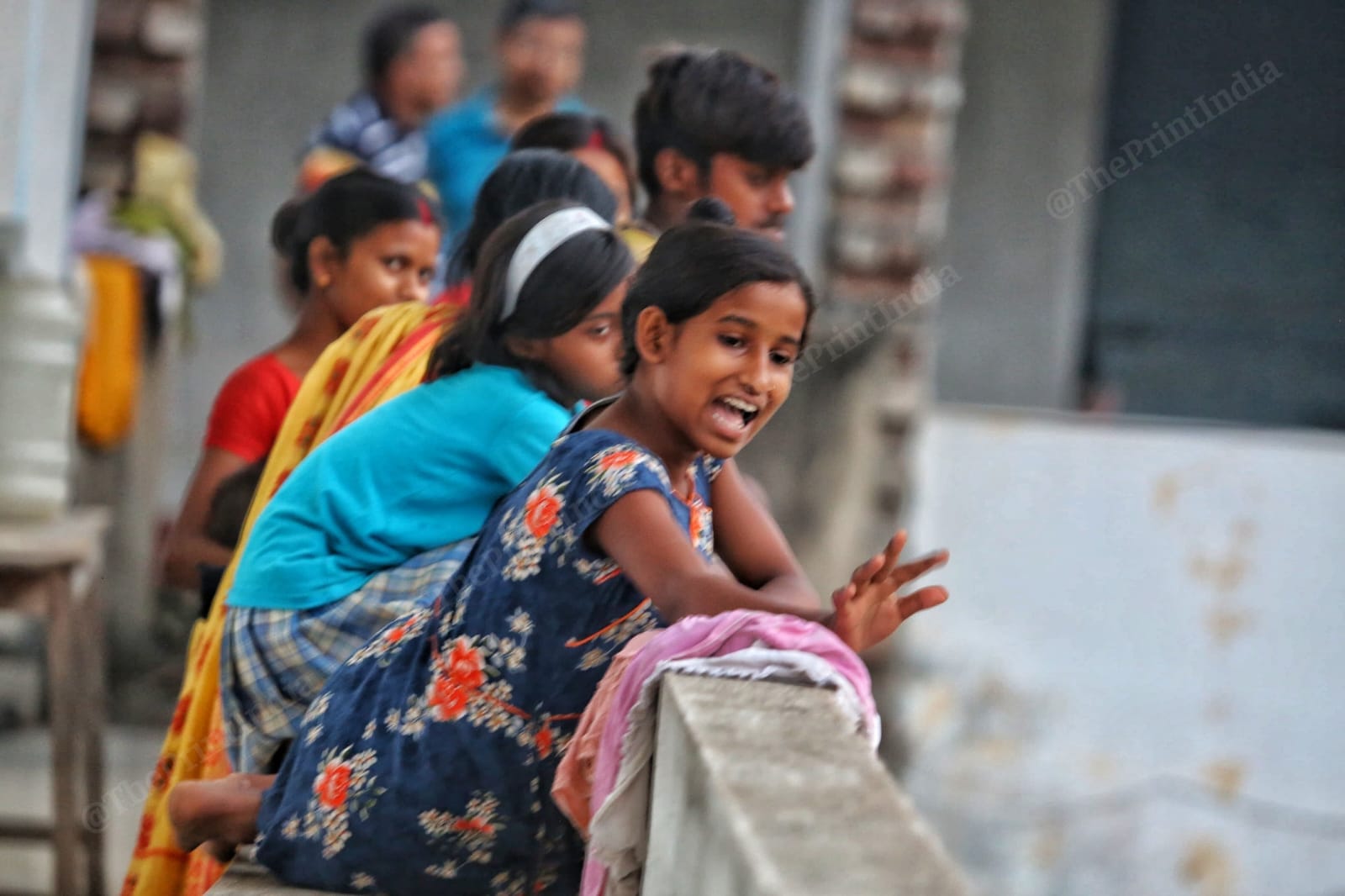 Families at the relief camp | Praveen Jain | ThePrint