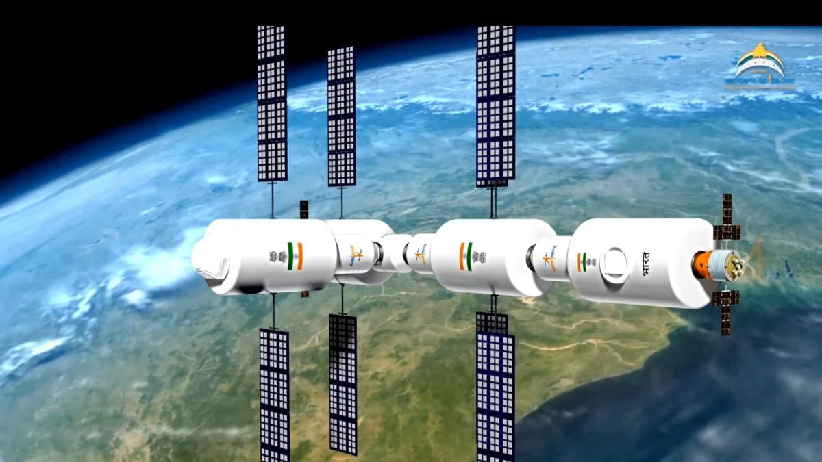 A graphical representation of the Bharatiya Antariksh Station | Wikimedia Commons