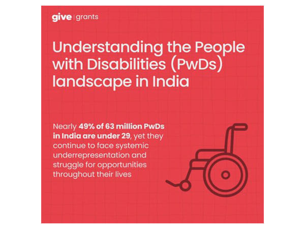 Give Grants unveils 'Understanding the People with Disabilities (PwDs) Landscape in India,' research on challenges, gaps, and inclusive solutions