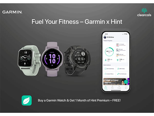 Clearcals Partners with Garmin India to Enhance Health and Fitness Tracking